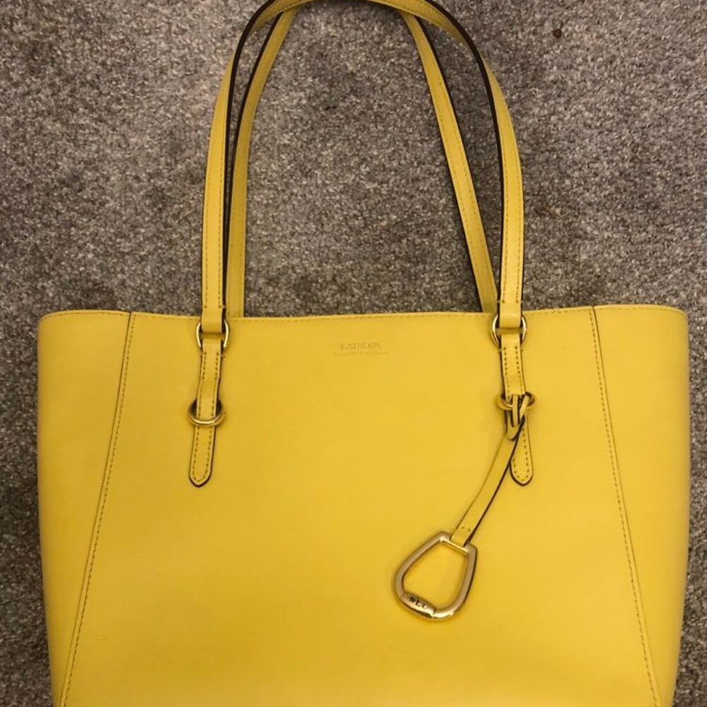 Polo Ralph Lauren Medium Yellow Purse